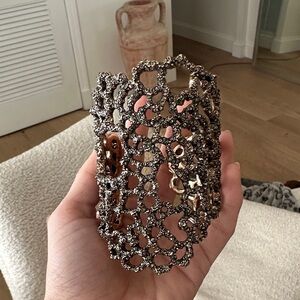 Zara Silver and Gold Cuff Bracelet